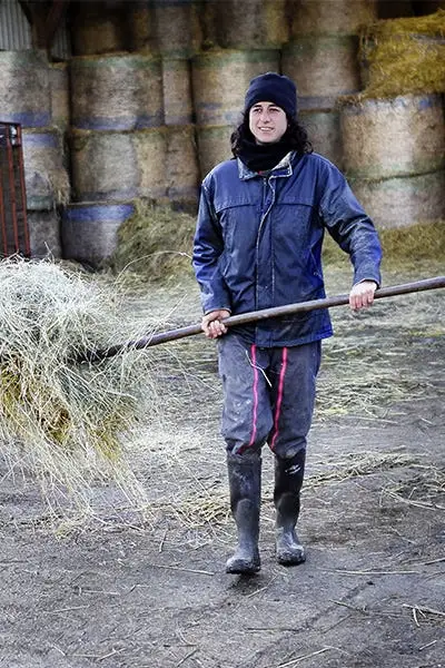 Photo d'illustration - Philippine Dodin, Paysanne associée, productrice de lait dans l’Orne.