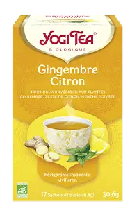 Produit PR - Yogi Tea Gingembre citron 17 sachets