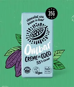 Chocolat Ombar Crème de coco 35?g