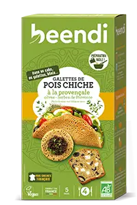 Photo d'illustration - Produit PR Galette de pois chiche à la provençale 250g