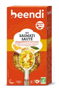 Photo d'illustration - Produit PR Riz basmati sauté gingembre et curcuma