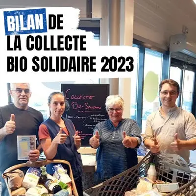 Photo d'illustration - Bilan de la Collecte Bio Solidaire 2023 Biocoop Le Pissenlit