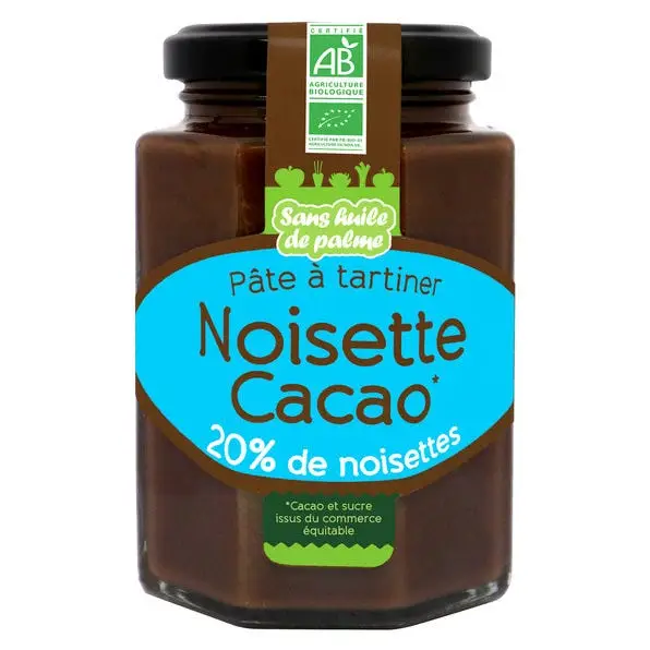 Pâte à tartiner noisette cacao 280g