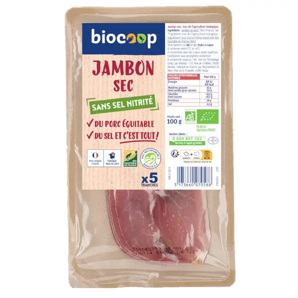 Jambon sec  supérieur (5) 100g