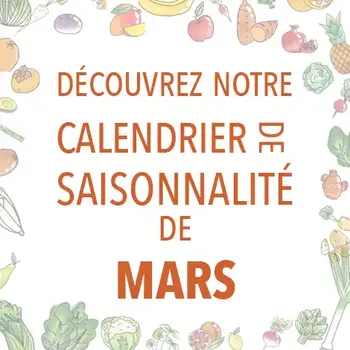 Découvrez notre calendrier de saisonnalité de Mars 2024 !