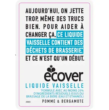 Biocoop soutient Ecover pour le lancement de son nouveau produit vaisselle