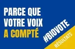 Parce que votre voix a compté : résultats du Biovote